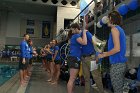 Swimming Senior Day  Wheaton College Women's Swimming & Diving seniors were honored on Senior Day prior to the team’s duel meet against Babson, January 11, 2020. - Photo By: KEITH NORDSTROM : Wheaton, Swimming, Senior Day